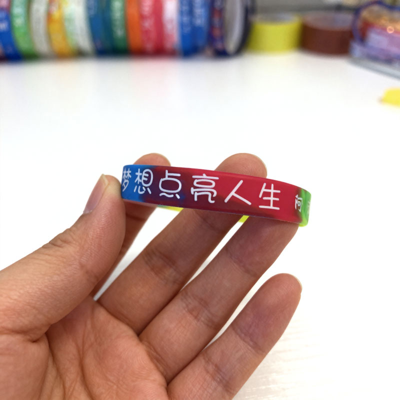 Silicone wristband