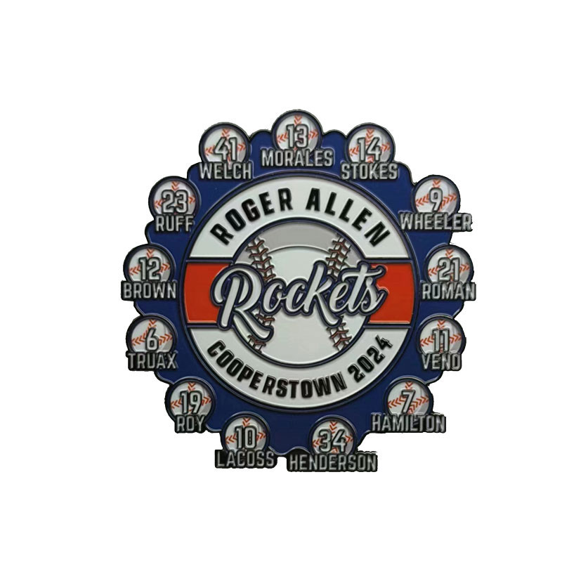 soft enamel pin+print