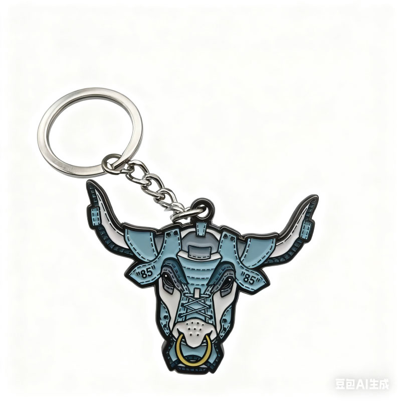 Metal keychain