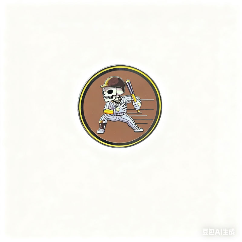 hard enamel pin+print