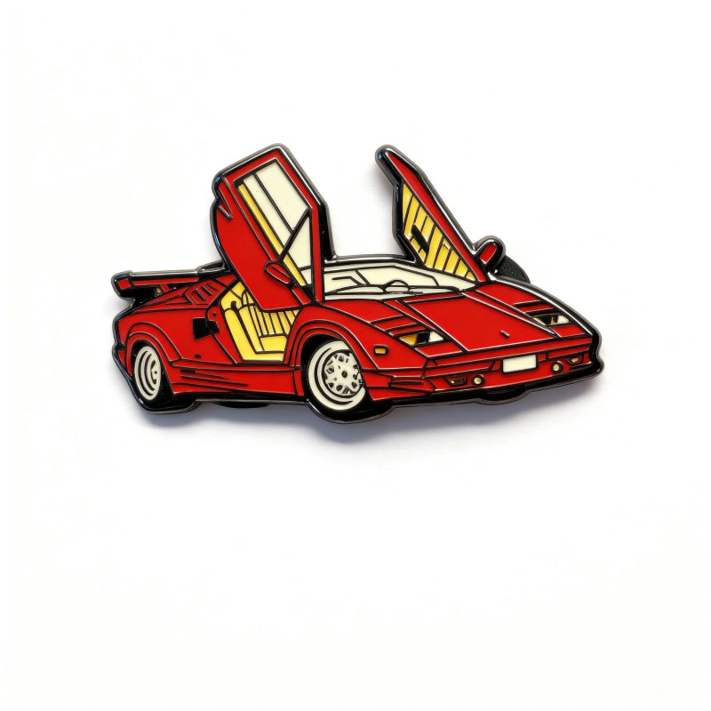 hard enamel pin+print